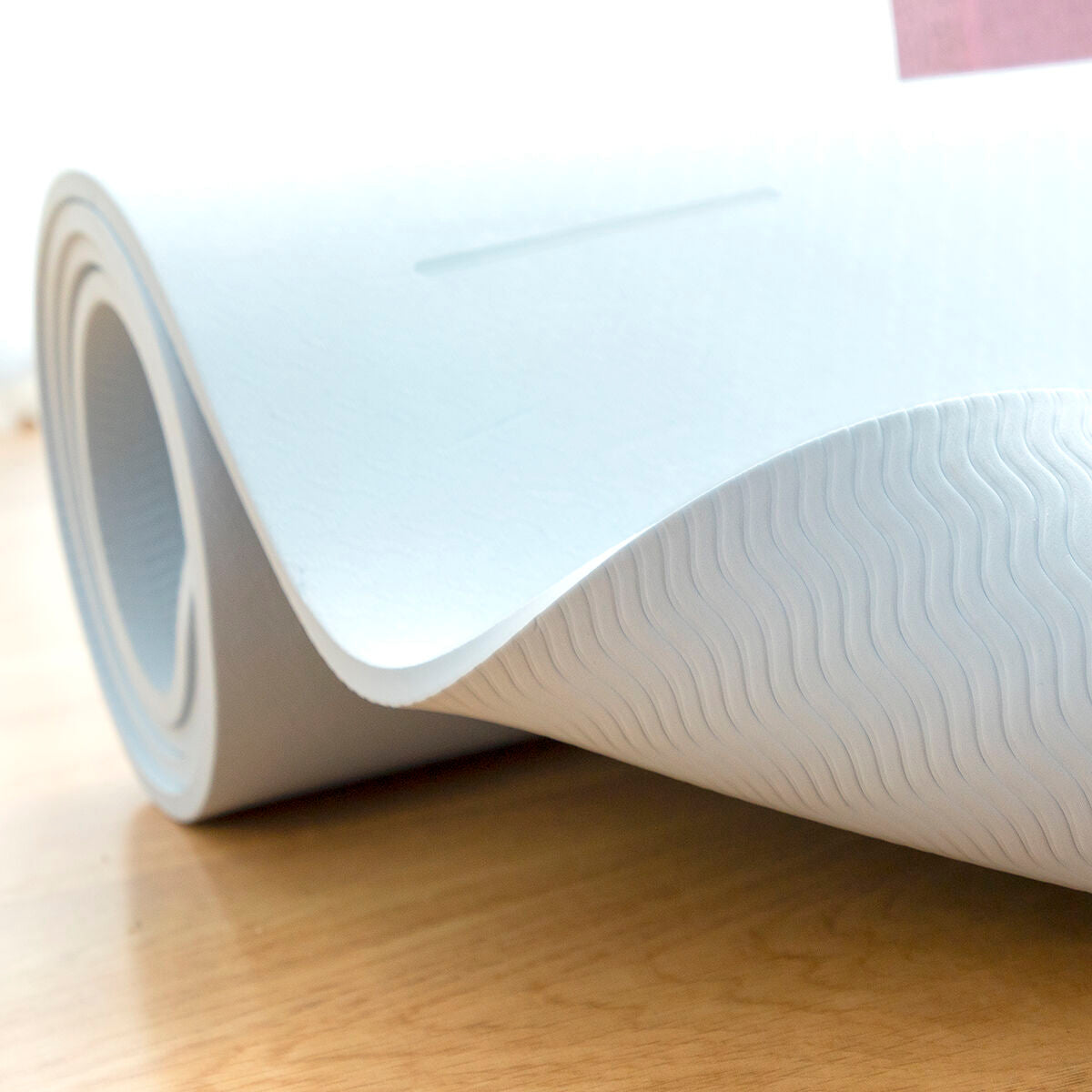 Liukumaton joogamatto asentoviivoilla ja harjoitusoppaalla Asamat InnovaGoods