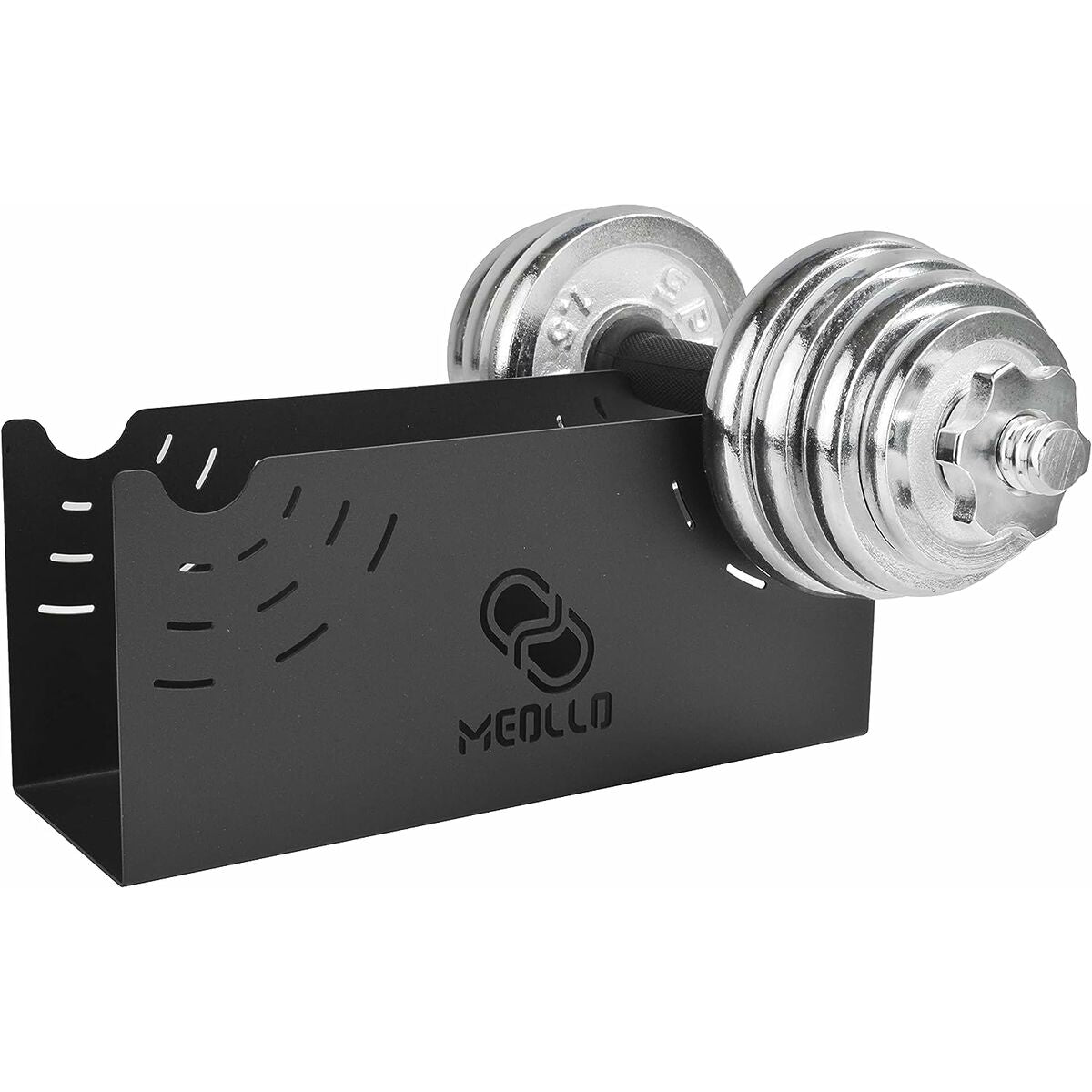 Käsipainoteline Meollo Musta